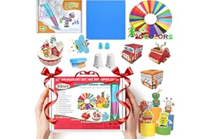 ‎DACHMA 3D Stift Set für Kinder – 3D-stift 53 in 1 mit 30 Farben Filament, DIY Vorlagen & Zubehör – Sicherer 3D Pen Kinder, Kreativer 3D Druck Stift, Lernen & Geschenke für Mädchen (Blaues Set)