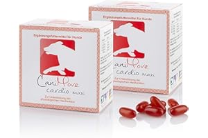 Doppelpack (200 Kapseln) CaniMove Cardio Maxi - effektive Unterstützung der Herzfunktion bei großen Hunderassen mit tierärztlicher Rezeptur