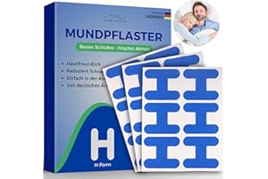Alpenstern® Mundpflaster schlafen -66 STÜCK- Mouth tape for sleeping - Mund Tape gegen Schnarchen Anti schnarch Pflaster Bart nachts - Mundtape Schnarchstopper Schnarchpflaster - gegen Mundatmung