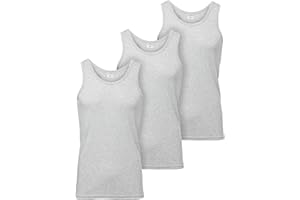 Ladeheid Podkoszulek Męski Bez Rękawów Bawełniana Bielizna Męska - Miękki, Wygodny Tank Top, Męska Bielizna, Podkoszulki Męskie Zestaw 3 Sztuki LA40-258