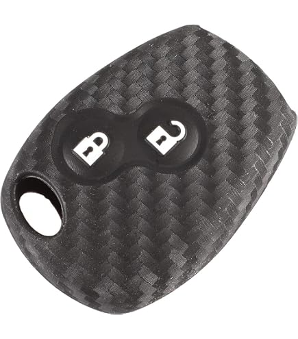 Étui Souple Pour Clé Voiture Renault Clio Twingo Smart Forfour - Protection Anti-chocs, Toucher Velours - Noir