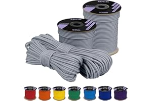 ‎EDCX EdcX 4 mm Polyester Paracord 550 25+ Farben (15, 30 und 50 m) – Typ III, 100% Nylonseil, 7 Litzen Seil, 4mm Nylonseil in vielen Farben | Solid Colors