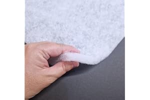 GENERIC Polyester Wadding High Loft 2oz 4oz 6oz Batting White 54" Quilting Upholstery Dracon Sold by: Half Metre, Metre, 3 Metres (4oz, 3 Metres 300cm x 140cm)