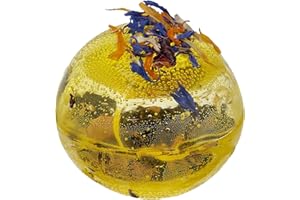 KOLOROWA MATCHA Tea Bomb Yellow - Teaballs Gift Set with Green Tea Madame Butterfly - Cherry Pineapple Aroma & Jasmine - Vegan Birthday Gift for Women - Original Tea Gift Idea