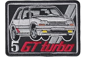FROM HAWAII WITH LOVE - E017-10 cm x 6,8 cm - Ecusson Patch Brodé Thermocollant - R5 Super 5 Gt Turbo Gti Automobile France Voiture