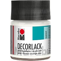 Marabu Decorlack Acryl Metallic-Gold – 15 Ml, Wetterfester Acryllack Für Bastelprojekte
