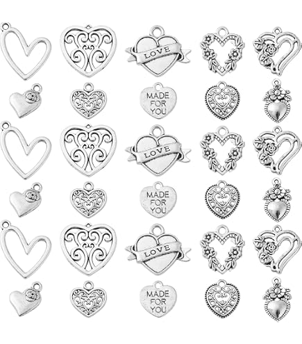 SUNNYCLUE 1 Scatola 40 Pezzi Fascino Fuoco Fiamma Ciondoli Ciondoli Campeggio Vintage Lega Tibetana Argento Antico Collegamenti Connettori per Creazione di Gioielli Charms Collana Bracciale Risultati
