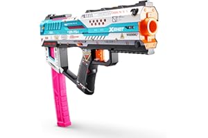 XSHOT Skins Pro Series Fury-X de ZURU con 40 Dardos, Dardos con tecnología Air Pocket y Almacenamiento de Dardos, Juguete para Exteriores para niño y niña, Adolescentes y Adultos