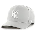 47 New York Yankees MLB MVP DP Unisex Baseball Cap, Adjustable, White Logo, Light Grey
