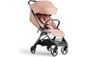 Silver Cross - Clic Compact Pushchair - Travel Stroller - Foldable & Lightweight Stroller - Cabin Size - Newborns to 4 years - Roebuck