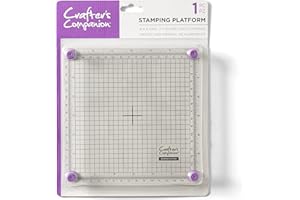 Crafter's Companion 6" x 6 Platform-Spring Loaded Feet for Precision Stamping, Clear, 6" x 6"
