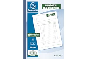 ‎EXACOMPTA Exacompta 268B Manifolds Rapport Regieberichte DIN A5, 1 x 40 Blatt