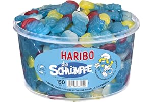Haribo - Bonbons Schtroumpfs 1.35 kg Dose