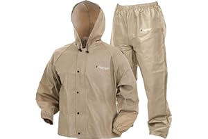 FROGG TOGGS Unisex Pro Lite Rain Suit, Waterproof, Breathable, Dependable Wet Weather Protection Rain Suit (pack of 1)