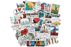 TARIFA UNITED New York pack pegatinas scrapbooking materiales pegatinas aesthetic pegatina portatil stikers pegatina para maletas viaje pc stickers agenda maleta Nueva York