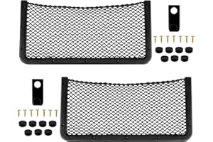 GIGIIS Rete portaoggetti per auto 2 pezzi Borsa elastica per baule 41 x 21 cm Rete universale per auto Organizzatore per auto Rete portabagagli Rete portaoggetti multifunzionale Borsa portabagagli