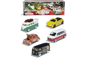 Majorette - Volkswagen Giftpack - Voitures Miniatures en Métal - Coffret 5 Véhicules - 212057615