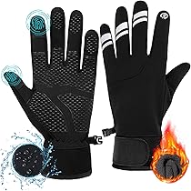 Gants D'hiver Polaire Pour Homme - Doublure Chaude, Tactiles, Pour Ski, Course, Plein Air - Cadeau Idéal