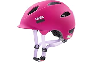 ‎UVEX uvex oyo - lekki kask rowerowy dla dzieci - indywidualna regulacja wielkości - możliwość zainstalowania światła LED - berry - purple matt - 45-50 cm