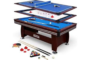 National Bodyline 7 FT 3-in-1 Multi Game Table
