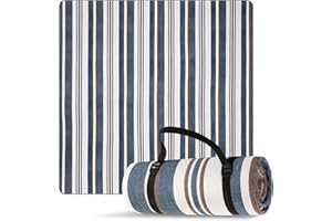 Kyzuzia Coperta da campeggio, coperta da picnic, 200 x 200 cm, per parco erboso, escursioni, viaggi, ideale per picnic all'aperto, spiaggia, campeggio e facile da trasportare