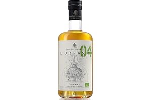 UOOTPC Jean-Luc Pasquet L’Organic I 4 Jahre gereifter Cognac I Bio-Produziertes Premium Produkt I Floral fruchtiger Cognac I 40% Vol. I 700 ml
