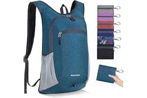 BECOJADDE 15L Hiking Backpack for Men Women Kids, Small Lightweight Packable Foldaway Hiking Daypack for Trekking Camping Walking Cycling Climbing Outdoor Sports
