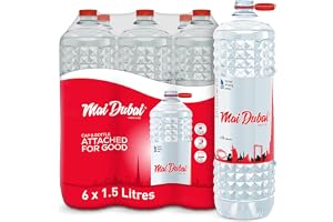Mai Dubai Bottled Water, 6 x 1.5 Litre