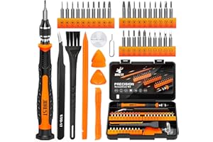 JOREST 40Pcs Kit Tournevis de Précision, Set Outils avec Torx T1 T2 T3 T4 T5, T6 T7 T8 T9 T10 T15 T20, Etoile P2/P5/P6, Triwing Y000, etc, pour iphone, Switch, PS4, Mac, Laptop, Lunettes, Montre