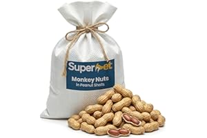 SUPERPET LTD Superpet Monkey Nuts in Peanut Shells – Natural Treats for Wild Birds and Squirrels (10Kg)