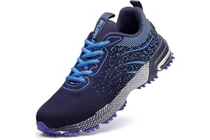 lovsefty Safety Trainers Mens Lightweight Steel Toe Cap Trainers for Womens Comfortable Safety Shoes Breathable Industrial Work Sneakers