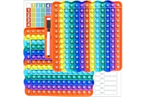 GUHUPOY Pop it Multiplikationstabelle 12x12 Math Multiplikation Fidget Spielzeug 1x1 Lernen Spiel Multiplikationsbrett Popper Multiplikationstabelle Lindert Stress und Angst 12x12&12+12 Pop it Spielzeug