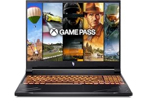 ‎ACER Acer Nitro V16 (ANV16-41-R961) Gaming Laptop | 16" WUXGA 165Hz Display | AMD Ryzen 7 8845HS | 16 GB RAM | 1 TB SSD | NVIDIA GeForce RTX 4060 | Windows 11 | QWERTZ Tastatur | schwarz