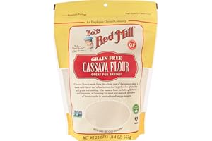 Bob's Red Mill - Grain Free, Gluten Free Cassava Flour, Great For Baking, 567g Pouch