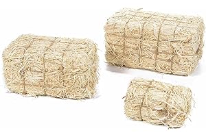 Gruppo Maruccia Balle di Fieno Decorative per casa e Negozi Set da Tre Pezzi