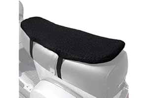 ‎AUTO ACCESSORI LUPEX Auto Accessori Lupex Gel-Sitzkissen für Motorrad und Sooter in 3D, Sattelbezug, Verstellbarer Sitzbezug rutschfest, atmungsaktiv und flexibel, 62 x 29 x 3 cm