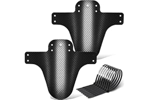 FETESNICE Garde-boues VTT Mudguard de vélo de Montagne réglable, Compatible Avant et arrière, s'adapte aux Tailles de Roues 26 ", 27,5", 29 ", Grande Taille et Fat Bike, 2 pièces