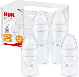Nuk First Choice Starter Set Lot De Biberons 0 6 Mois 4 Biberons Avec