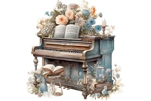 AAGOOD Puzzles en Bois, 321 pièces de Puzzle Bois en Forme pour Adultes et Enfants Piano Puzzle Bois Wooden Puzzle Piano Dream