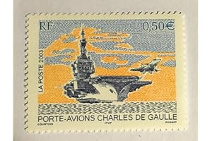 TIMBRE FRANCE par des Livres Express. Année 2003 Timbre de France Neuf** de Collection Authentique. No 3557. Bateau, Porte Avion Charles de Gaulle