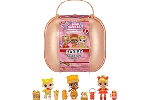 L.O.L. Surprise! Loves Mini Sweets Deluxe X Haribo - Goldbears - Includes 3 Candy-Themed Dolls, Fun Accessories, and Water Suprise - Collectable Dolls Suitable for Kids Ages 4+