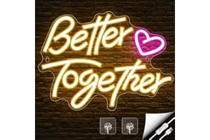 Arrinew LED-Neon-Lichtschild, USB-Stromversorgung für Zuhause, Wanddekoration, warmweiße Kunst, dekorative Neonlichter für Urlaubsparty, Geburtstagsparty, Hochzeit, Weihnachten