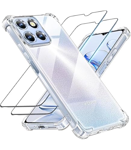 Didisky Vetro Temperato Per Honor 70 Lite (3 Pezzi), Durezza 9H, Anti-Graffio, HD Trasparente, Facile Installazione, Garanzia 1 Anno