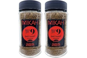 MIKAH Caffè Solubile - Instant Coffee Premium N.9-2 Confezioni da 100 gr (2 x 100 gr)
