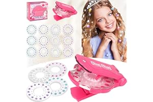 DNWFZ 240 Tabletas Diamantes Para el Pelo Blinger Hair Gems Grapadora Brillantes Pelo Gem Stamper Hair Juego de Grapadoras Para Cabello Con Diamantes Brillantes Para Regalos De Decoración