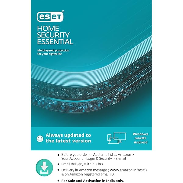 ESET Internet Security - 1 User, 1 Year (CD) : Amazon.in: Software