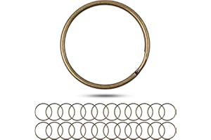 Your Day Mate Stabile Schlüsselringe, aus gehärtetem Stahl, Schlüssel Ringe Schlüsselanhänger, Schlüssel Organisation für Autoschlüssel, Haustürschlüssel, O Ringe, Key Rings rund