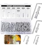 ZHIQIN M4 Schraubhaken Set - 40 Stück L-förmige Hakenschrauben 40mm