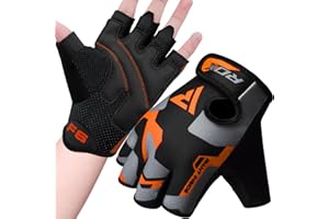RDX Gants de Fitness Musculation d'haltérophilie D'entraînement, Antidérapant Rembourré Paume Protection Weightlifting Gloves, Cyclisme Aviron Le Sport Levage Poids Gymnastique Suédoise, Homme Femme