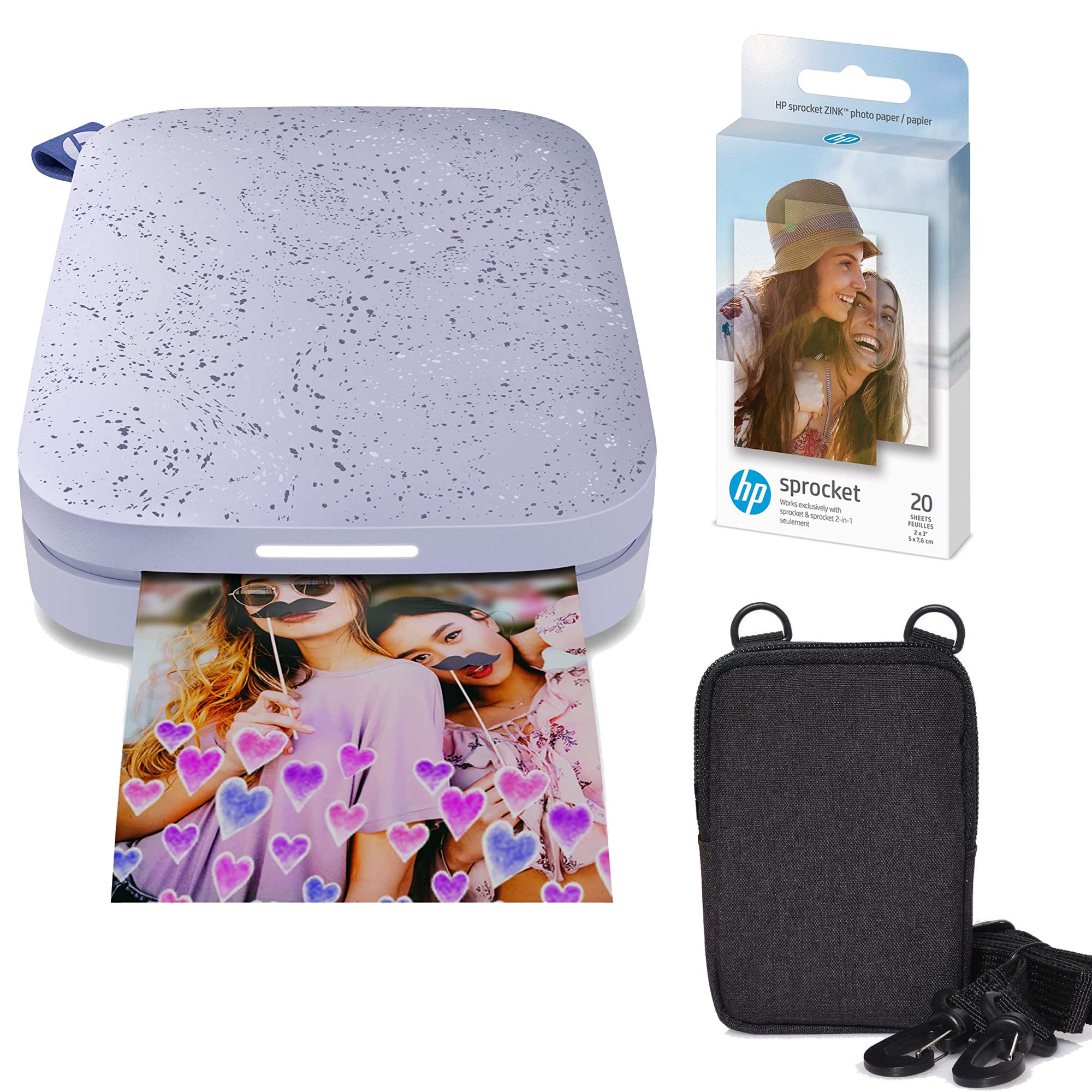 HP Sprocket Portable 2x3 Color Instant Photo Printer Lilac Review and Bundle Insights